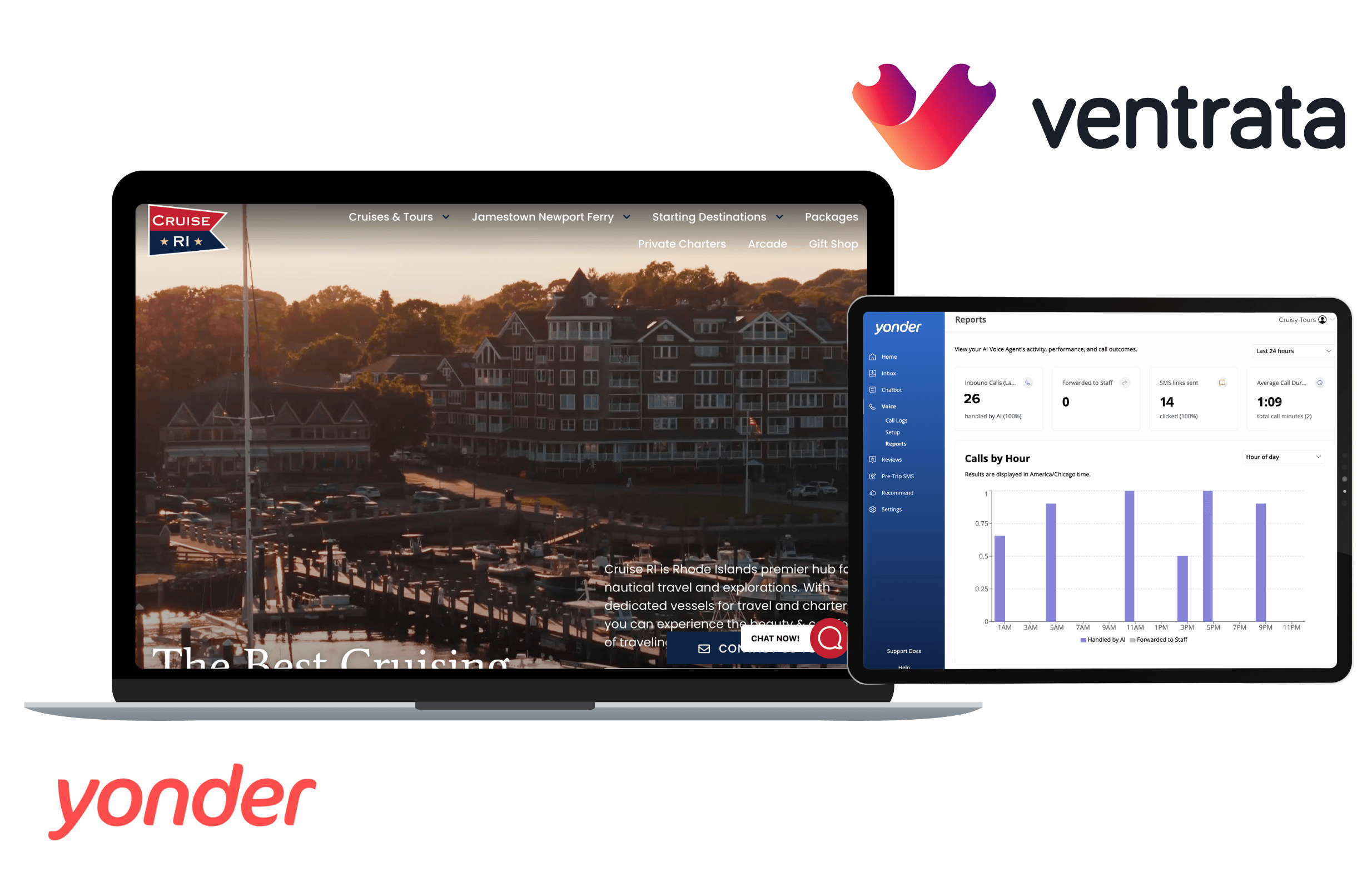 Yonder x Ventrata integration dashboard screenshot