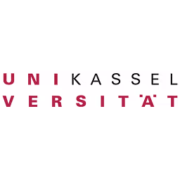 Text logo reading 'UNI KASSEL UNIVERSITÄT' with 'UNI' and 'UNIVERSITÄT' in bold red and 'KASSEL' in black letters.