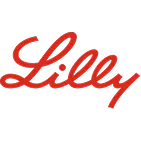 Lilly-Logo in roter, kursiver Handschrift auf transparentem Hintergrund