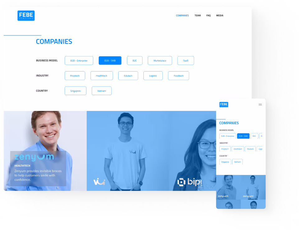 FEBE - Quỹ đầu tư hàng đầu hiện thực hoá ước mơ của Startup