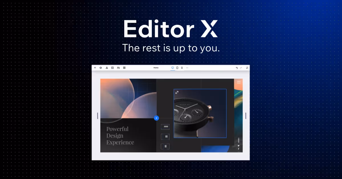 Các nền tảng thiết kế website như EditorX