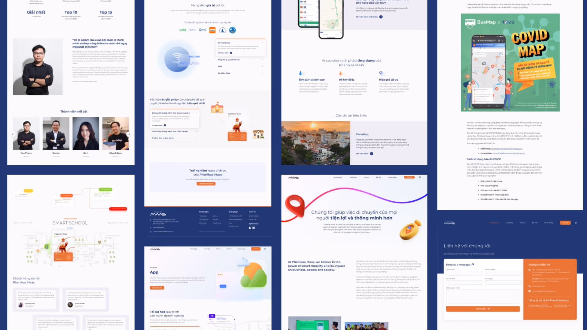 Giao diện website Phenikaa MAAS