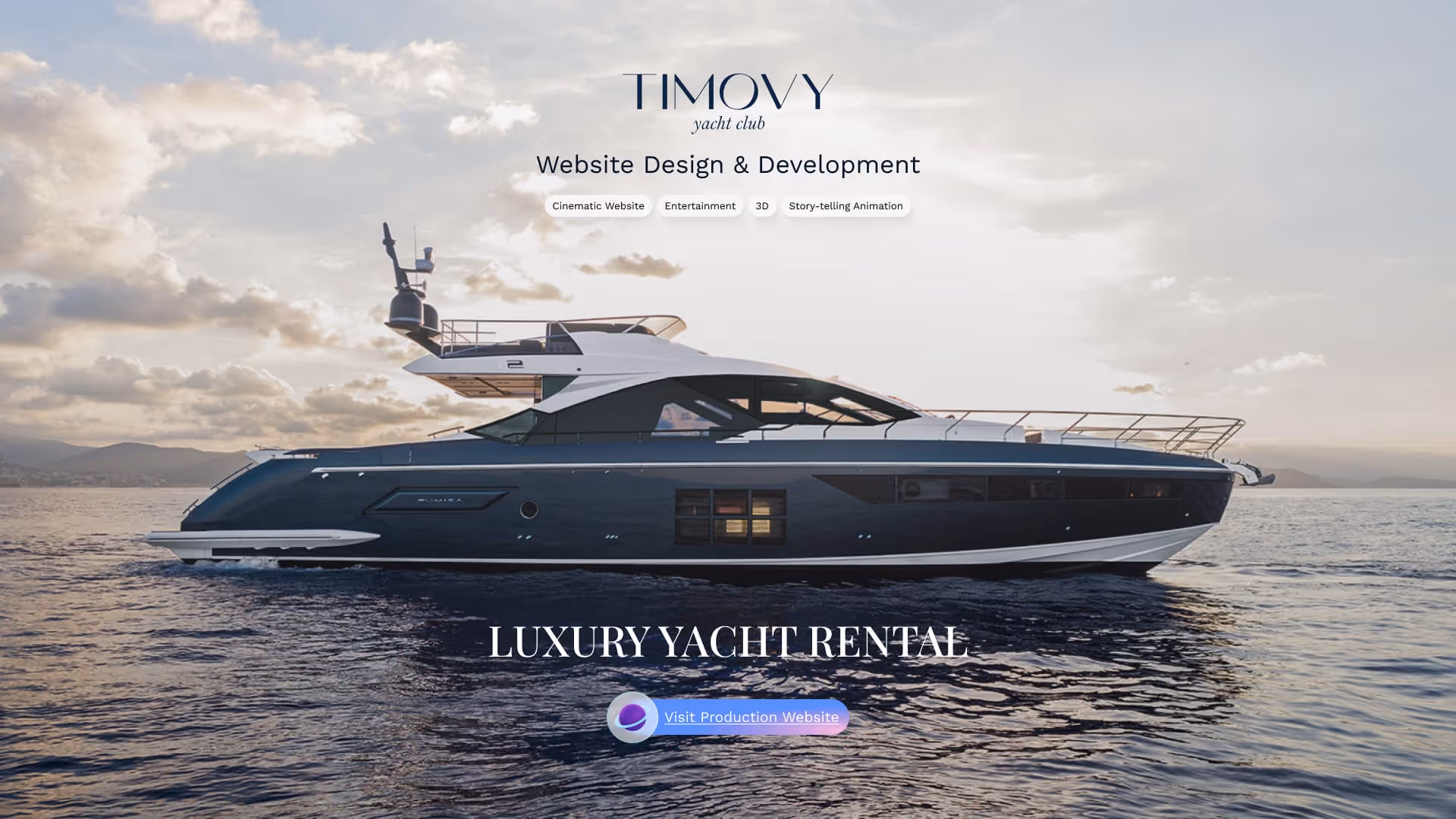 Giao diện website Timovy