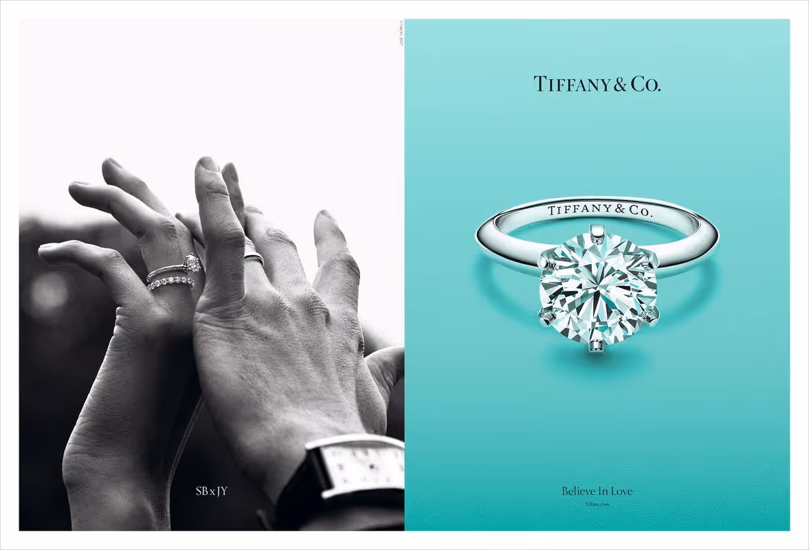 brand personality là gì - Tiffany & Co. với màu xanh pastel biểu tượng của sự thanh lịch và cao cấp
