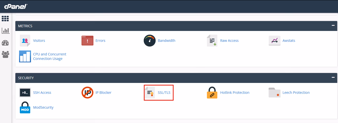 cấp chứng chỉ ssl cho website - Cài đặt SSL bằng cPanel