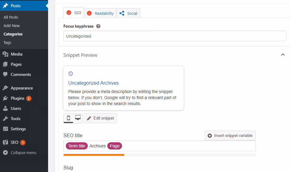 Thêm Meta Description bằng Yoast SEO