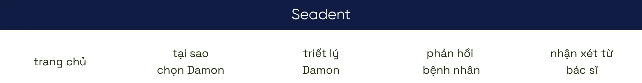 Damon Smile - Seadent