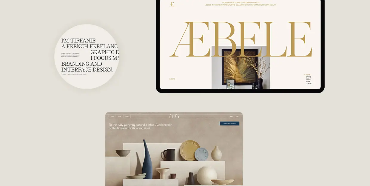 thiết kế website chuẩn seo​ màu Neutral (Màu trung tính)