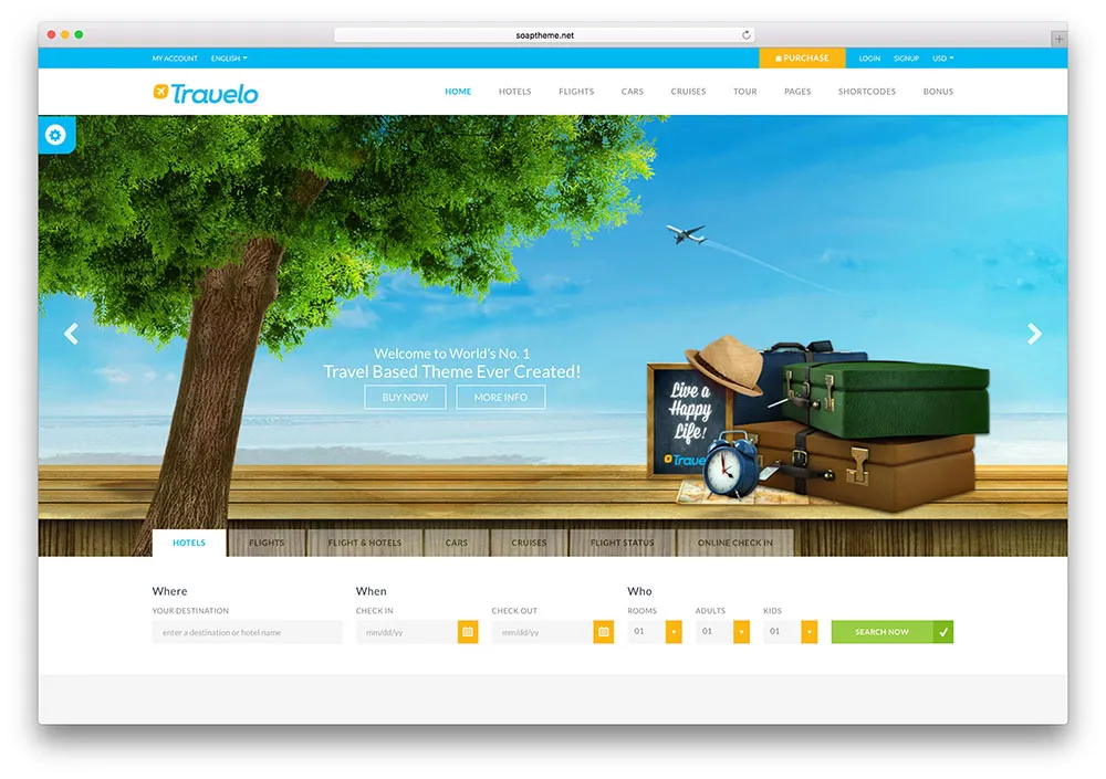 4 điểm nổi bật trong thiết kế website du lịch của Markdao