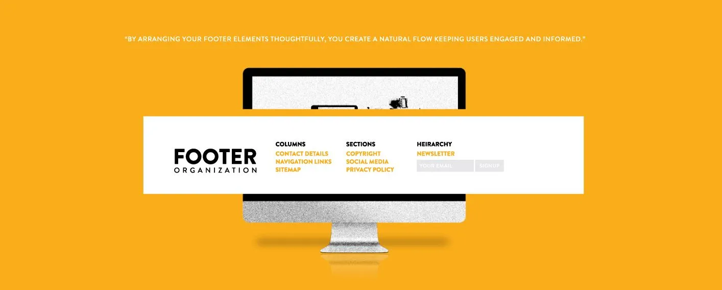 Footer là một phần tử HTML nằm ở cuối mã trang