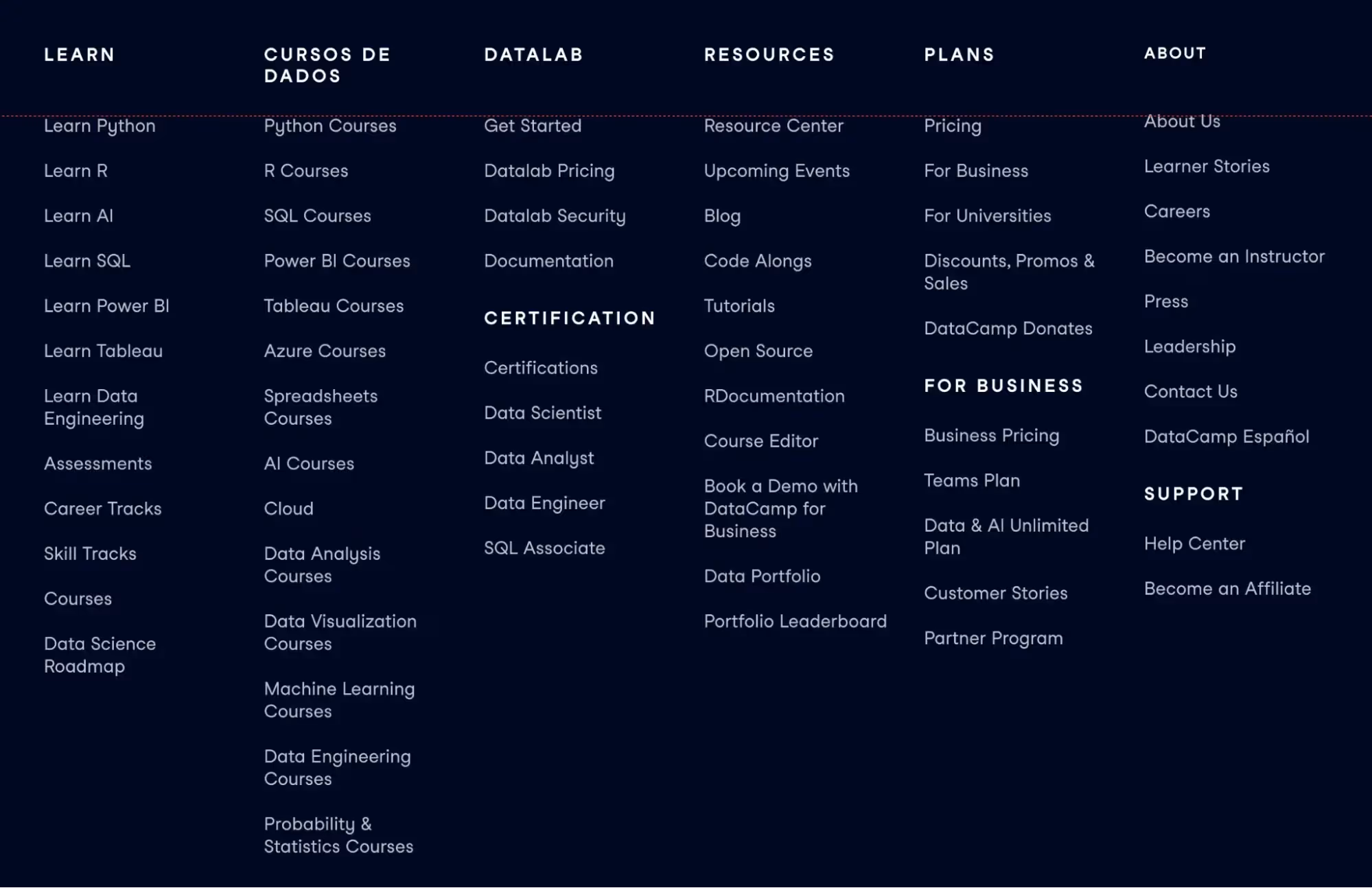 Footer dạng cột (Column Footer)