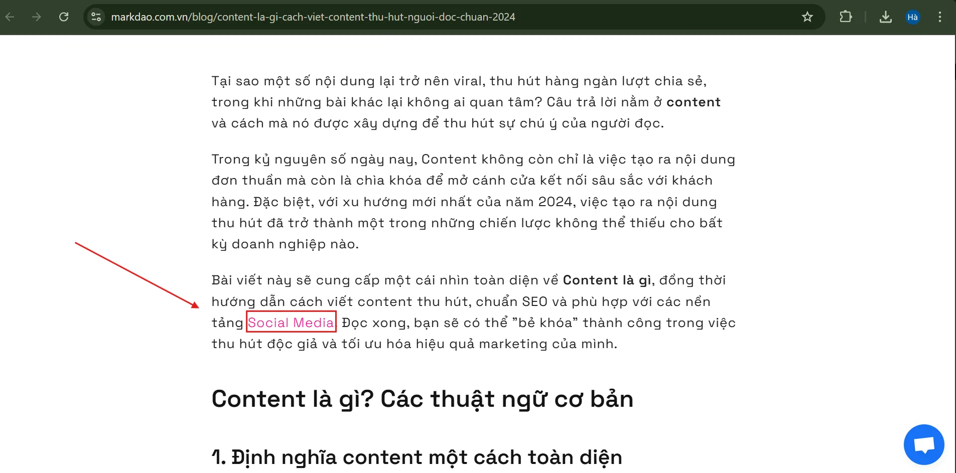 Anchor Text ngắn gọn (cố gắng trong khoảng 2–5 từ)