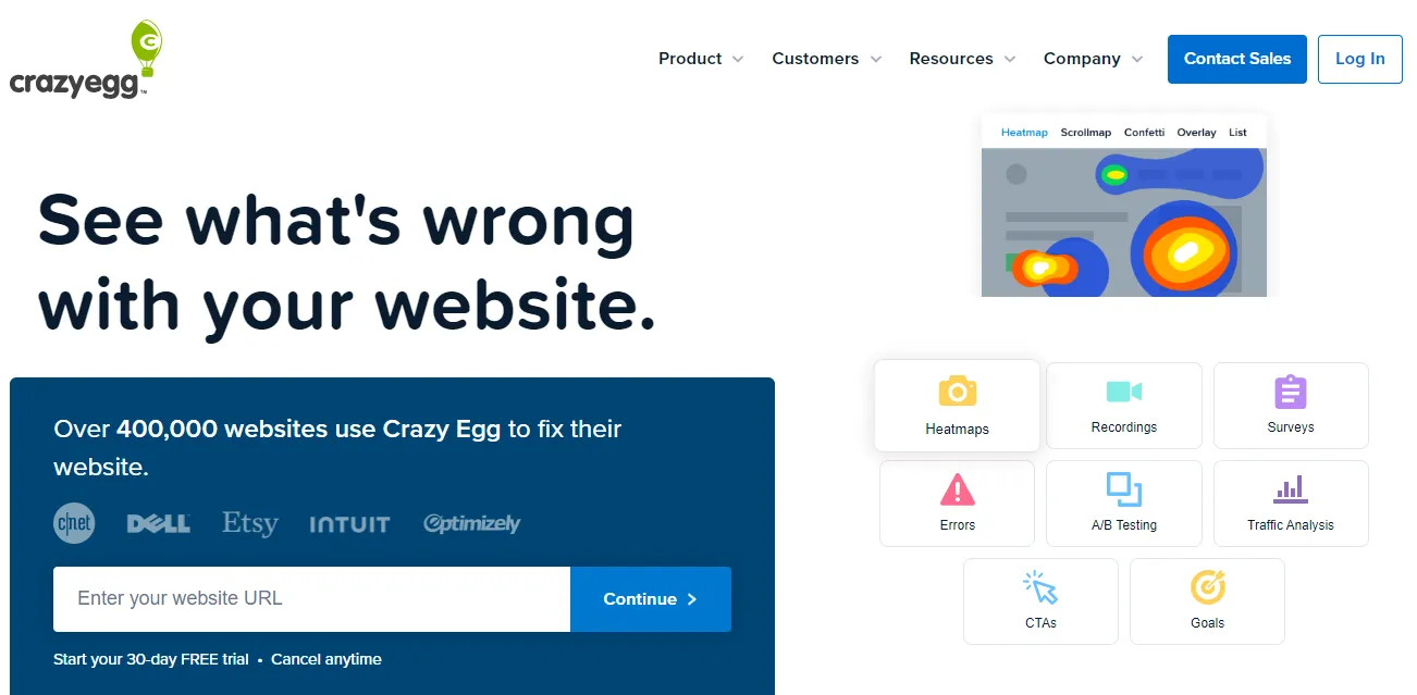 Crazy Egg – Lựa chọn hàng đầu cho thương mại điện tử