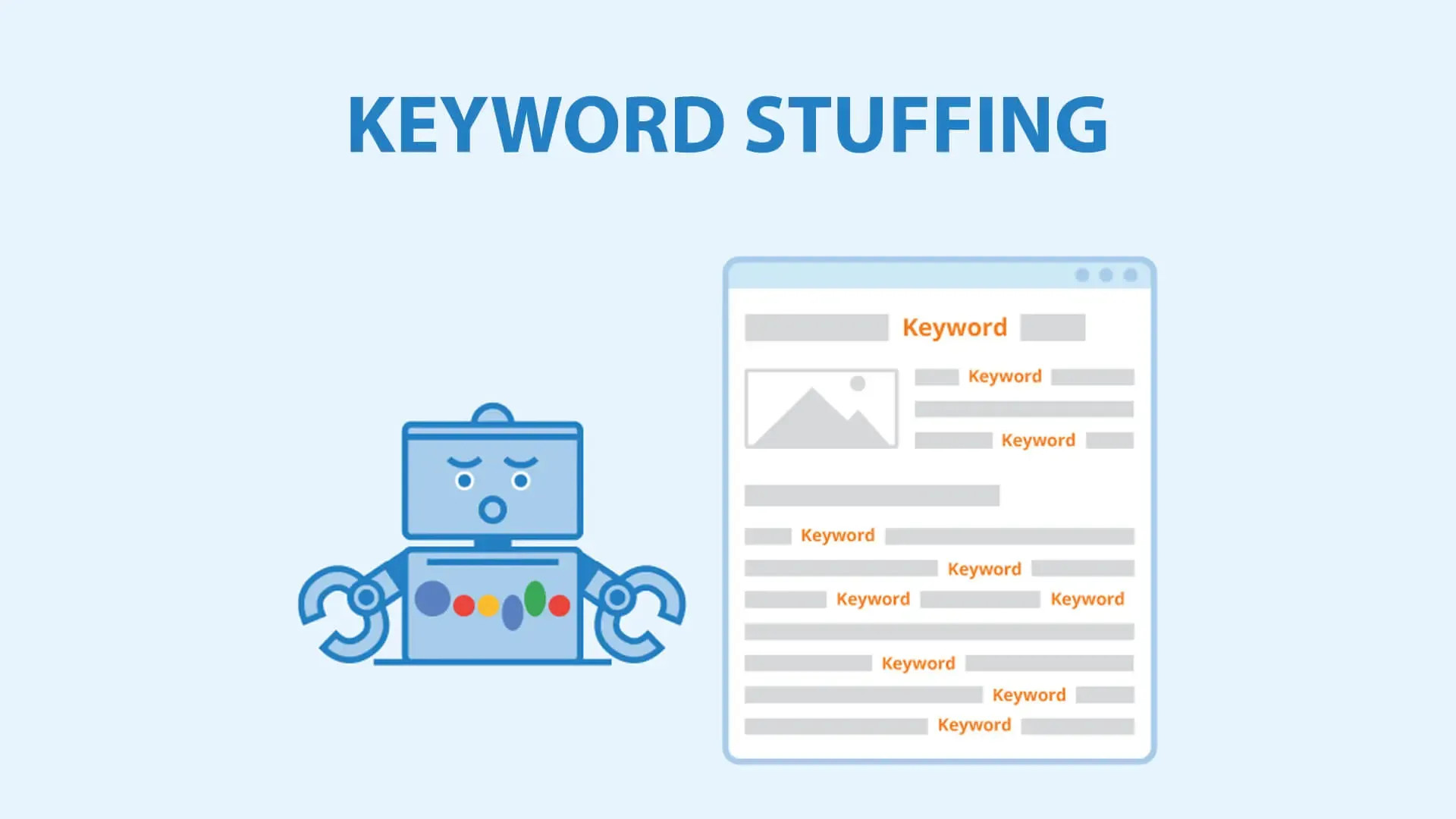 Nhồi nhét từ khóa (Keyword Stuffing) trong SEO mũ đen