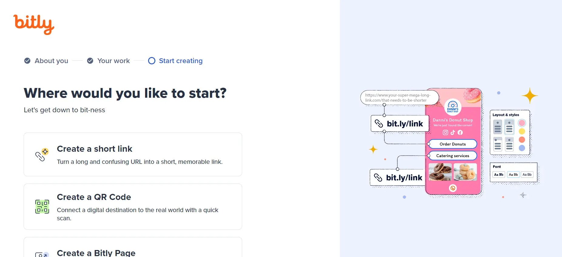 Các bước rút gọn link bằng Bit.ly