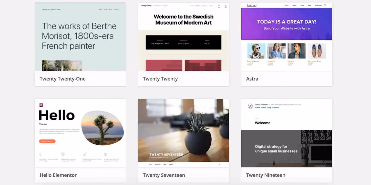 Tổng quan về Theme trong website WordPress