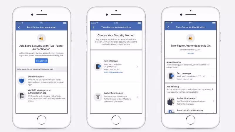 Cách kích hoạt 2FA trên Facebook