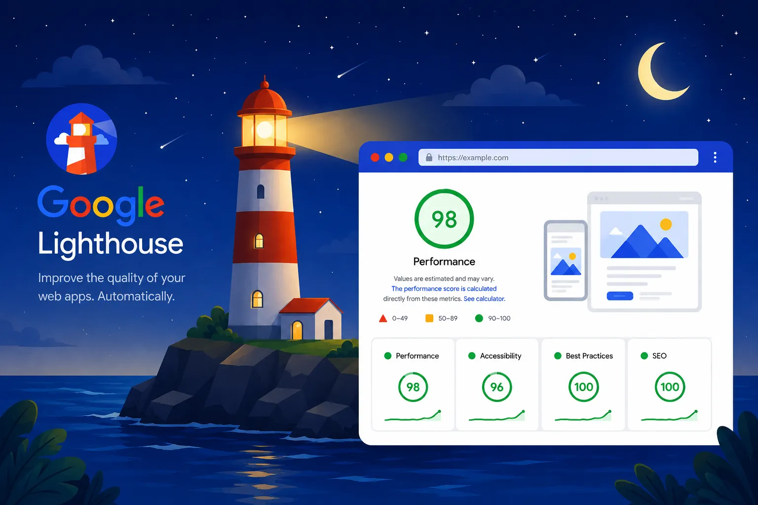 Google Lighthouse là gì? Hướng dẫn sử dụng Google Lighthouse để tối ưu website