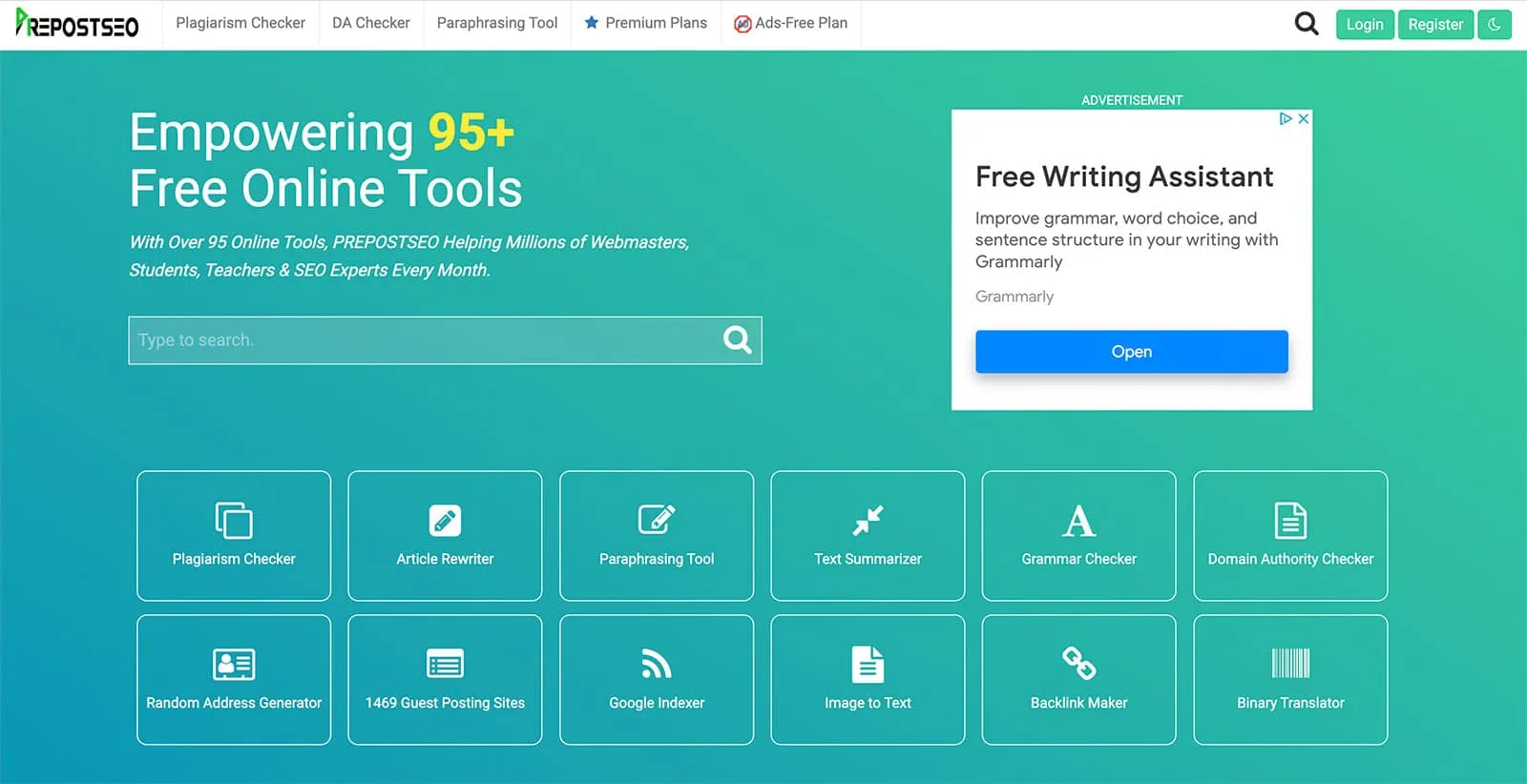 Prepostseo – Google Index Checker