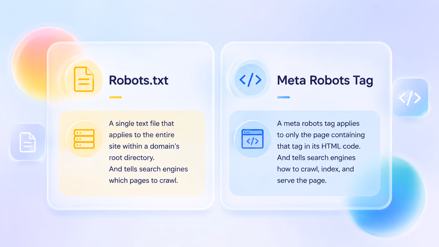 Trang bị chặn lập chỉ mục trong file robots.txt hoặc thẻ meta robots