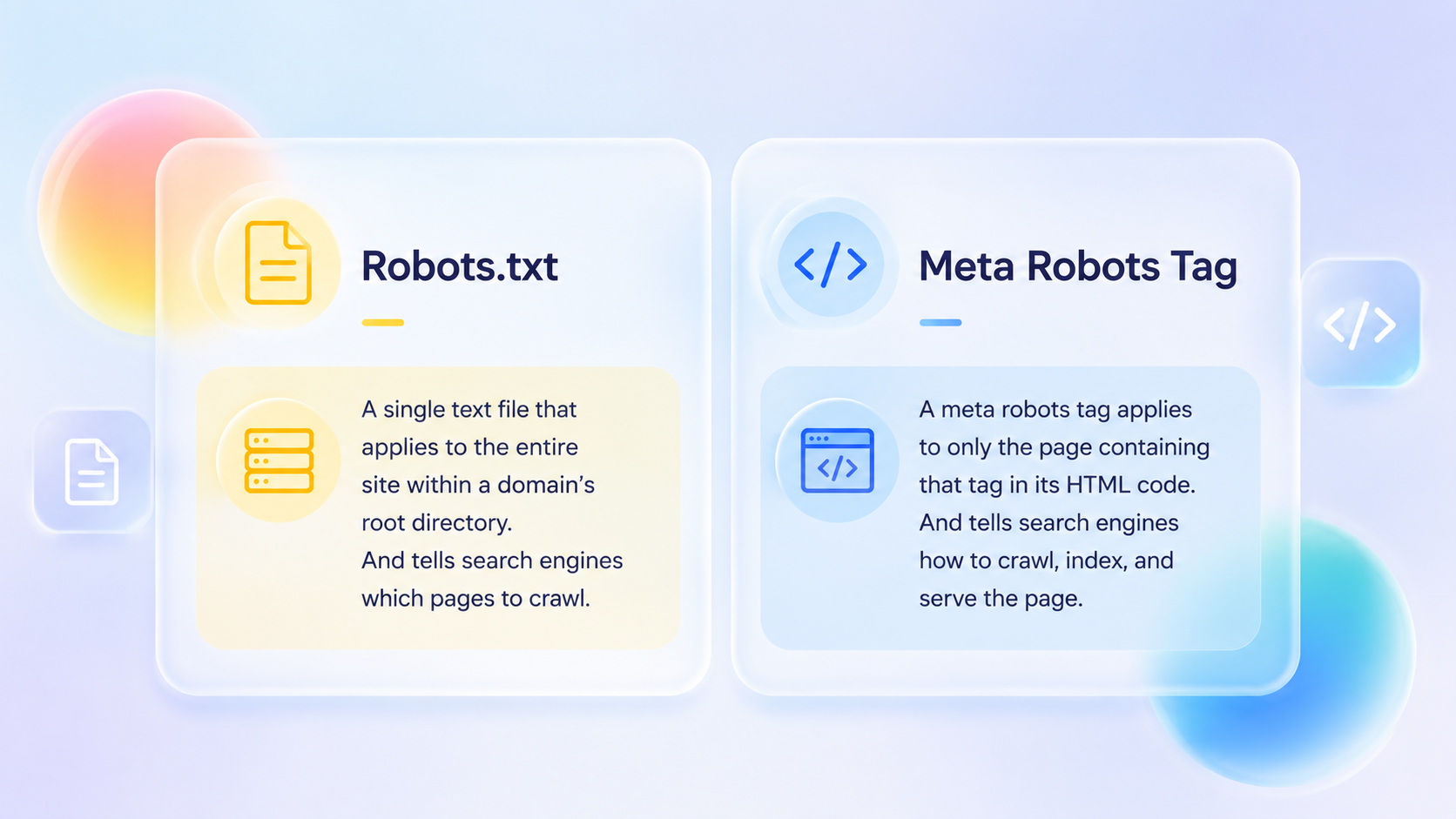 Trang bị chặn lập chỉ mục trong file robots.txt hoặc thẻ meta robots