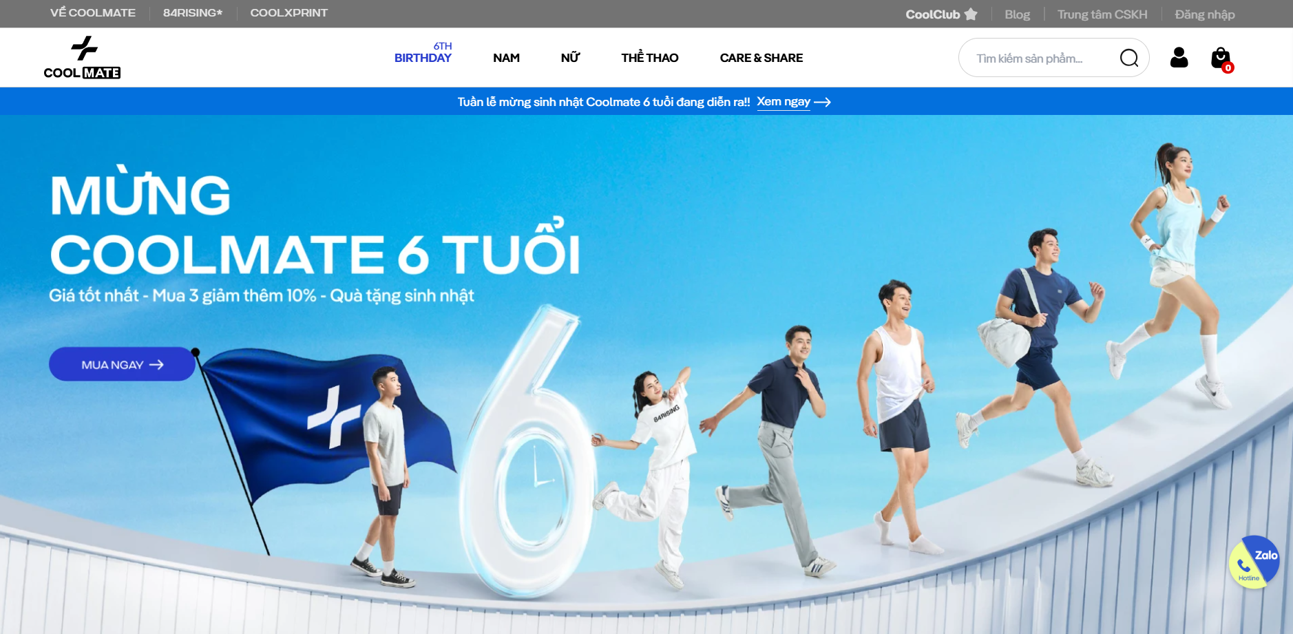 Coolmate - Thiết kế tinh tế, dễ sử dụng