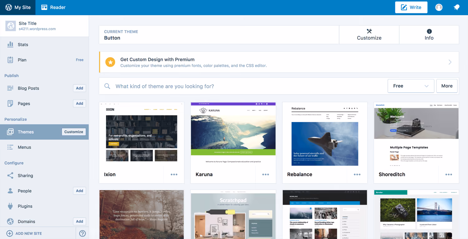 WordPress.com – Sự cân bằng giữa thân thiện và sức mạnh