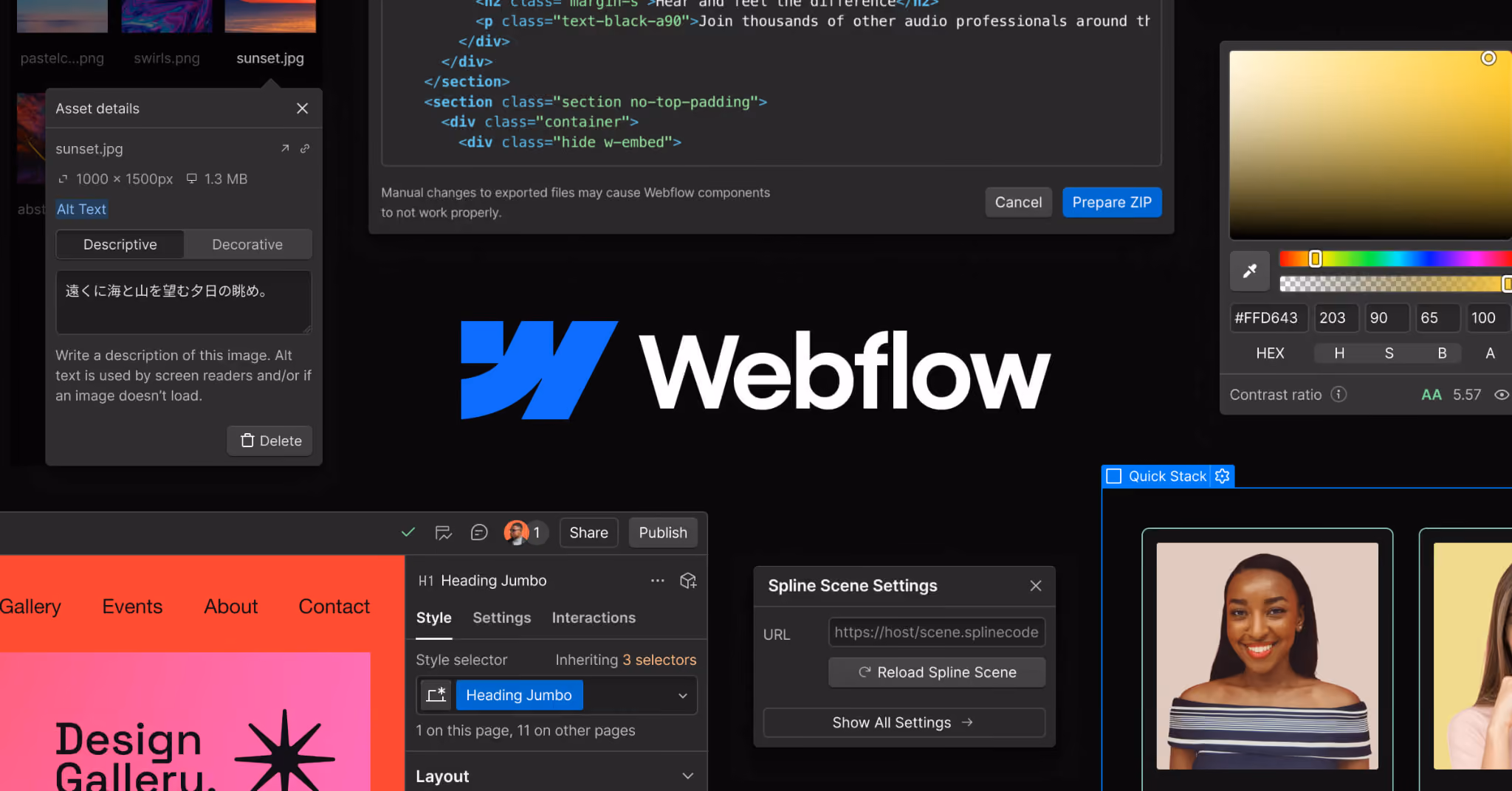 Webflow – Nâng tầm trải nghiệm thiết kế