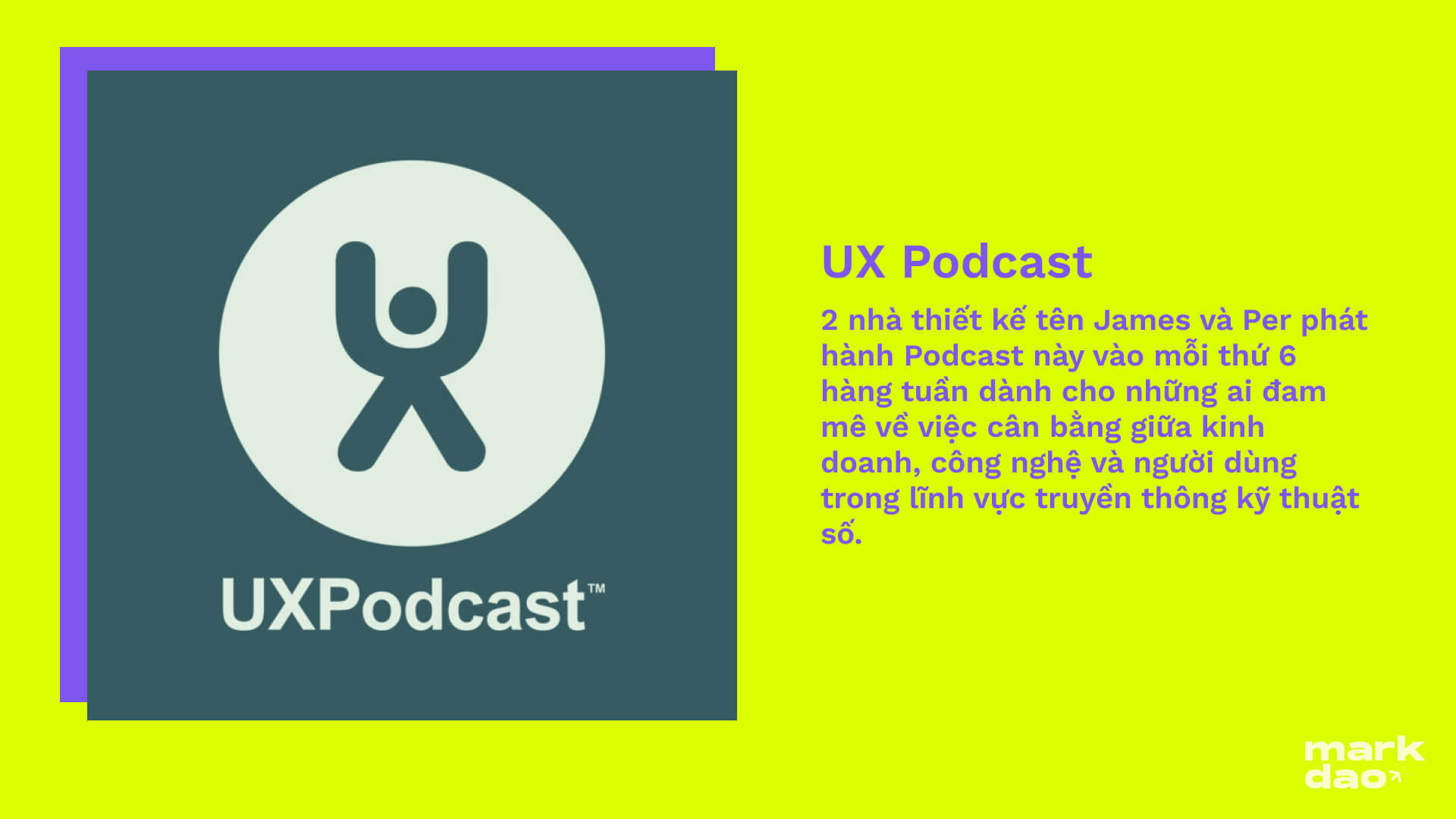 ux podcast podcast danh cho ui ux markdao