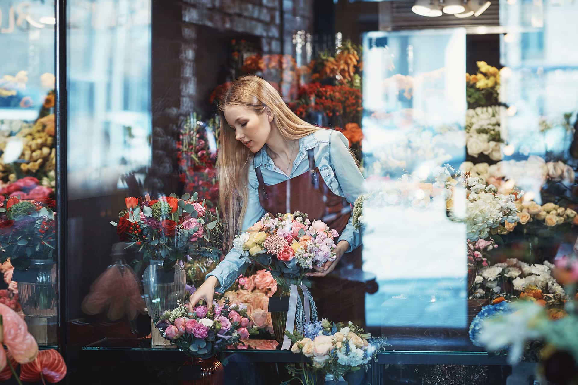 Flower shop website design