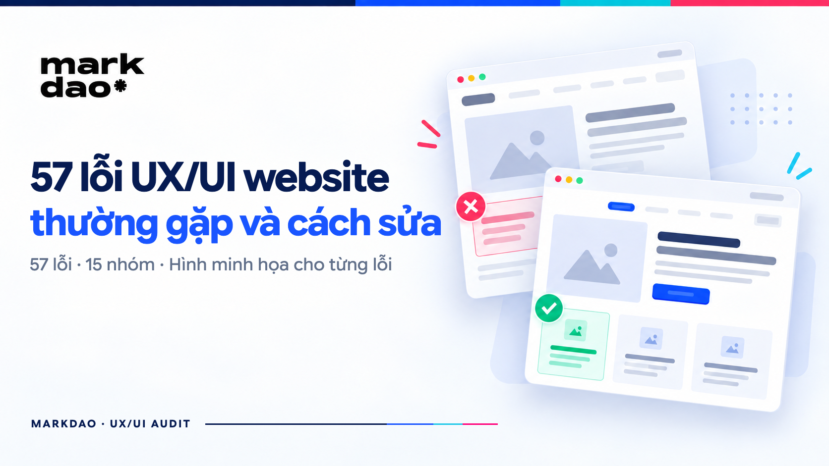 57 lỗi UX/UI website thường gặp và cách sửa