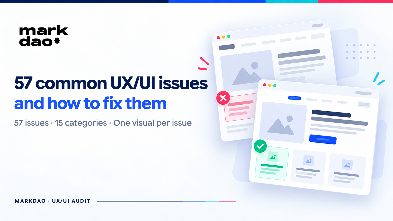 57 Common Website UX/UI Errors and How to Fix Them