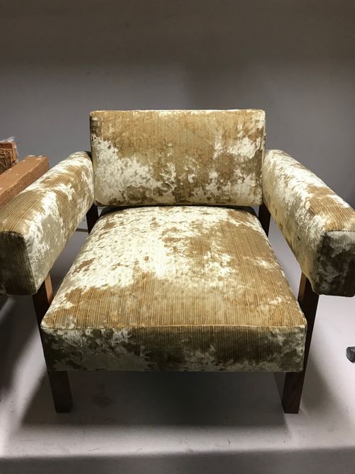 Sofa before custom upholstery by Manilla Upholstery