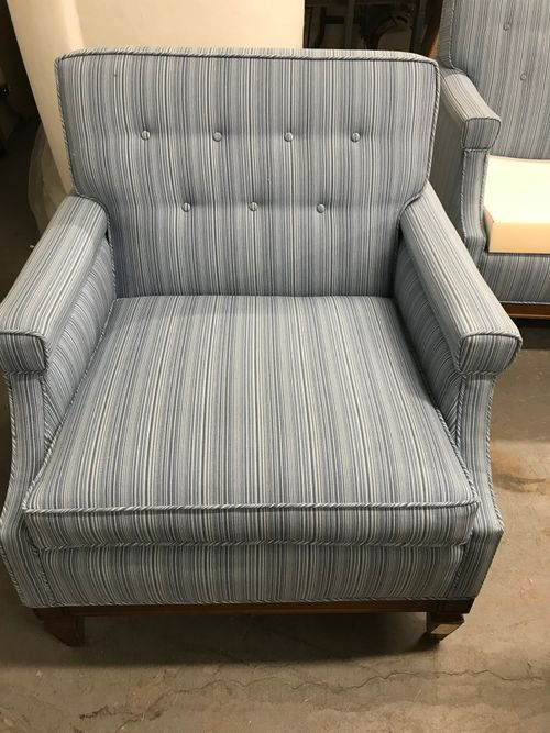 Sofa after custom upholstery by Manilla Upholstery, Northridge CA
