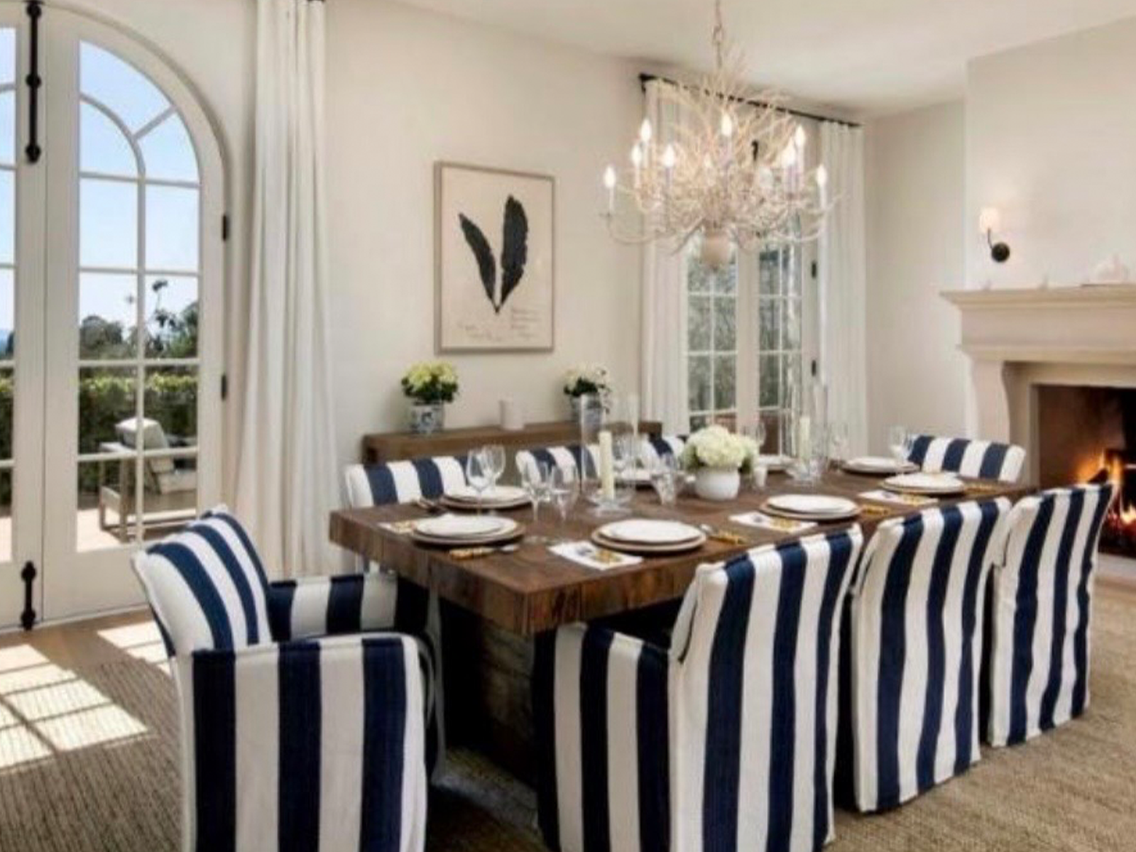 Custom fitted slipcover by Manilla Upholstery