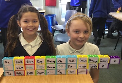 LEGO Blocks for learning grammar