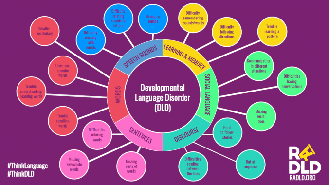 Signs of Developmental language disorders