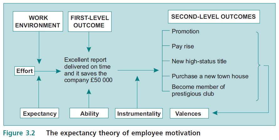 Expectancy theory example