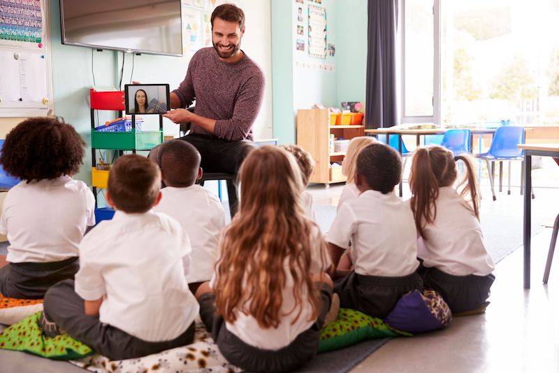 Class lessons with Oak Academy