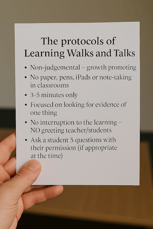 Learning Walk Protocols