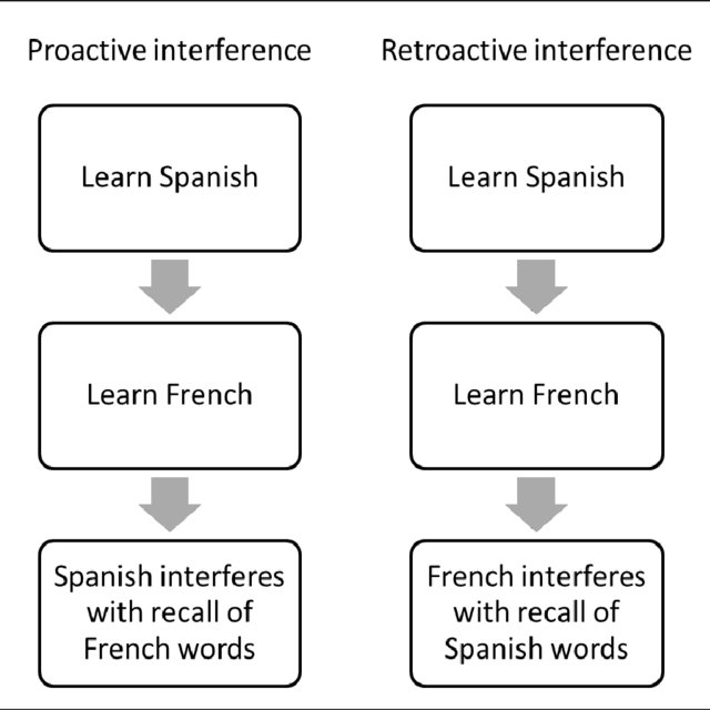Proactive interference psychology