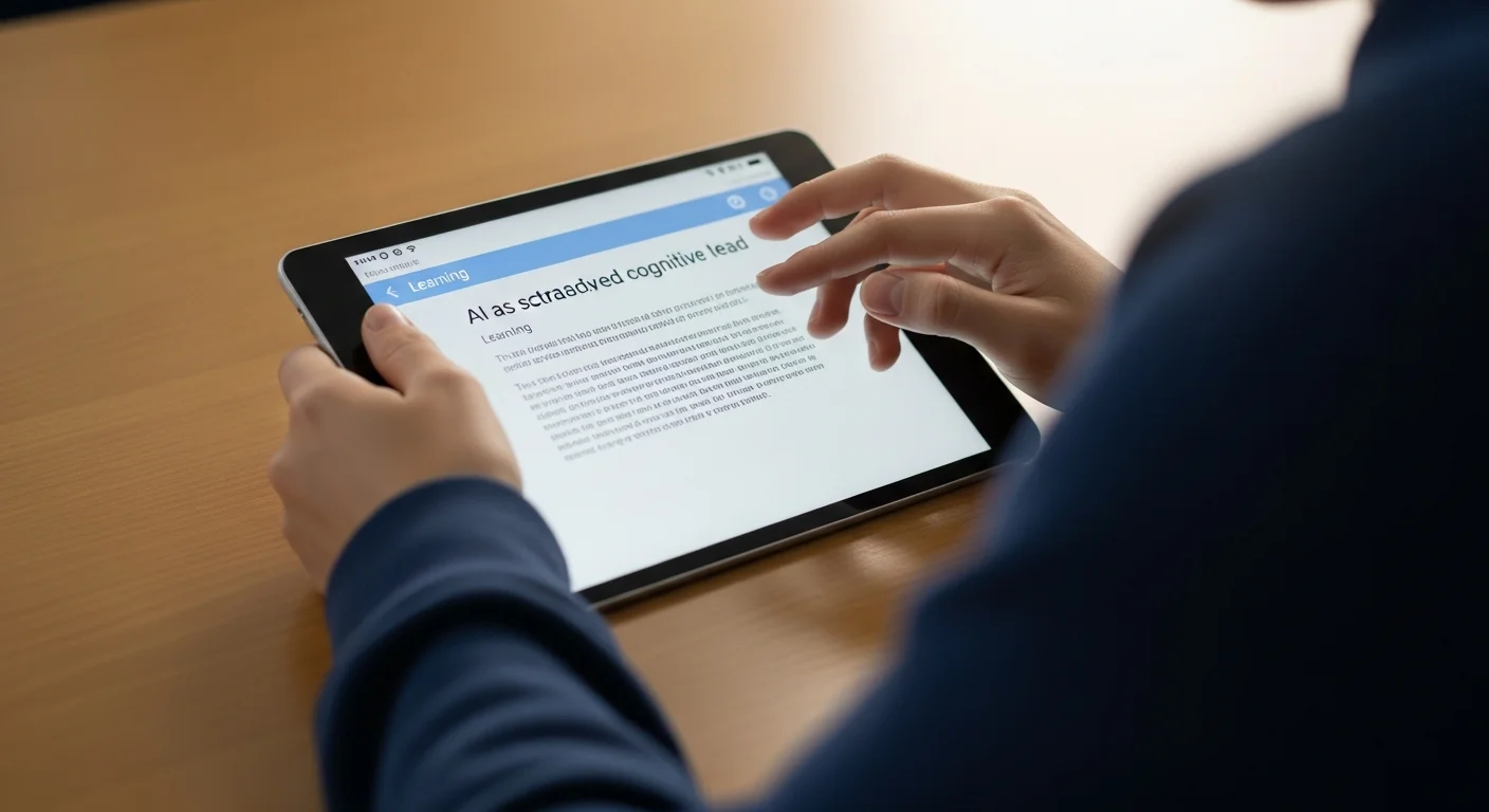 AI reducing cognitive load in classroom learning