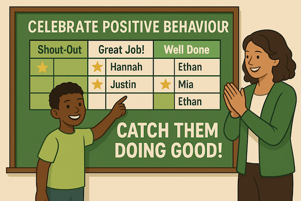Monitoring positive behaviour