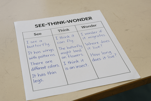 See Think Wonder Worksheet