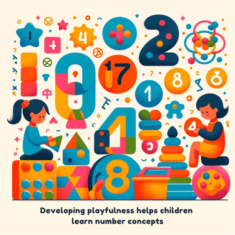 Developing playfulness helps children learn number concepts