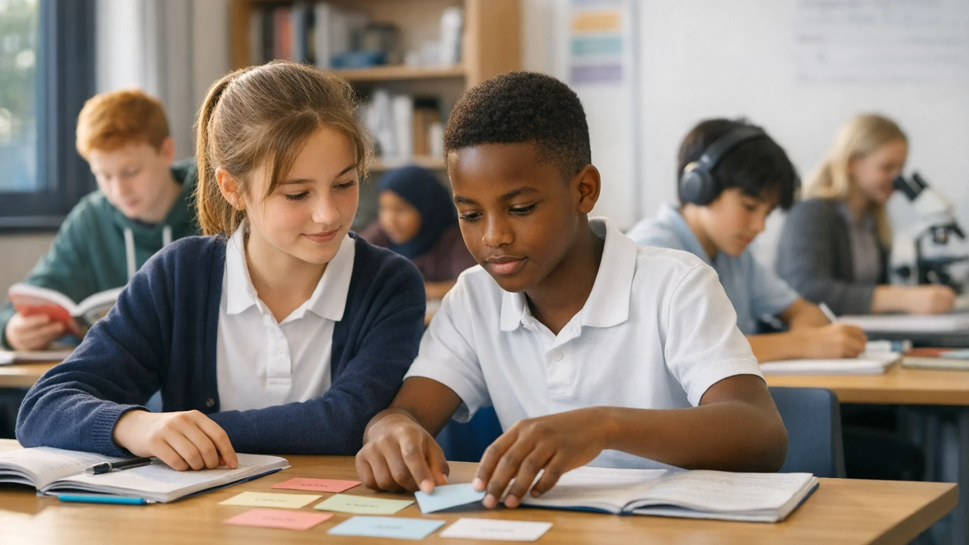 Encoding Strategies for Long-Term Learning - students learning in classroom