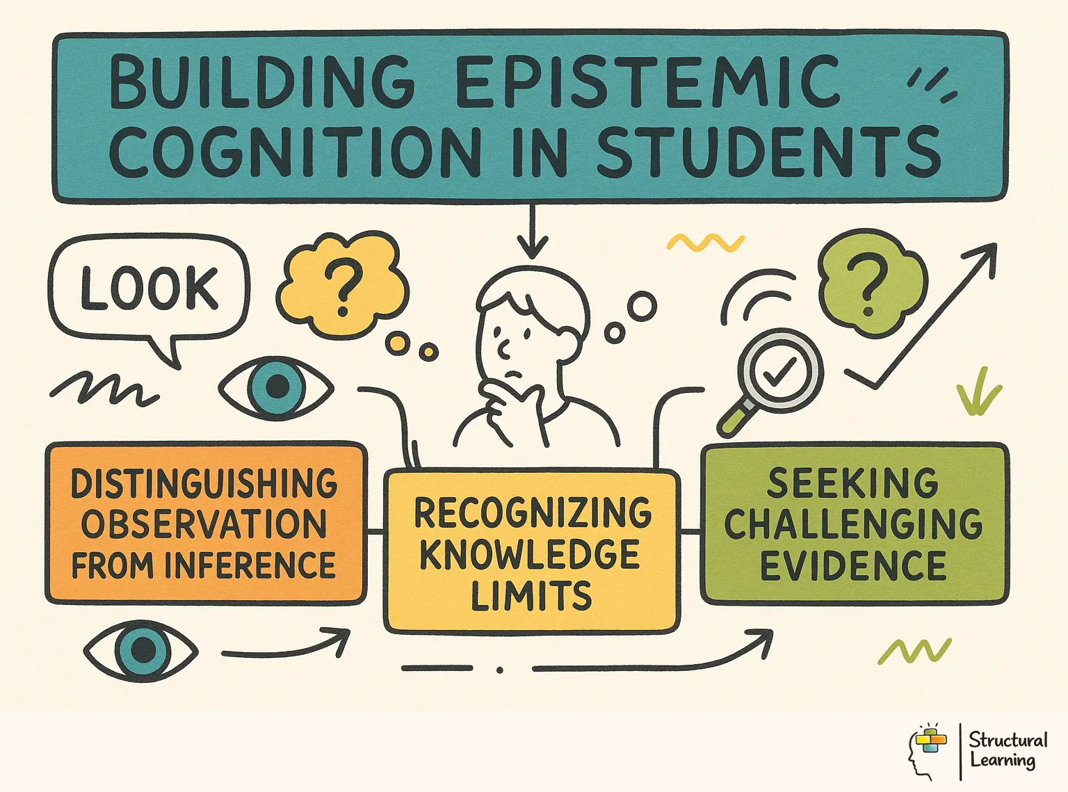 Building Epistemic Cognition in Students infographic for teachers