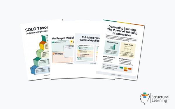 SOLO, Frayer & Thinking Frameworks , 4 resources