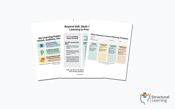 Multi-Sensory Learning Strategies — 3 resources