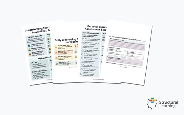 Teacher Burnout Prevention Guide — 4 resources